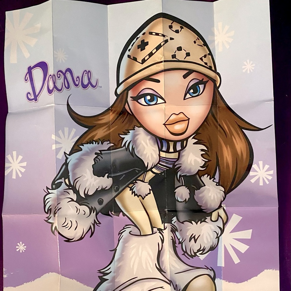 Bratz Winter Winter Wonderland Dana tabloid poster 2003